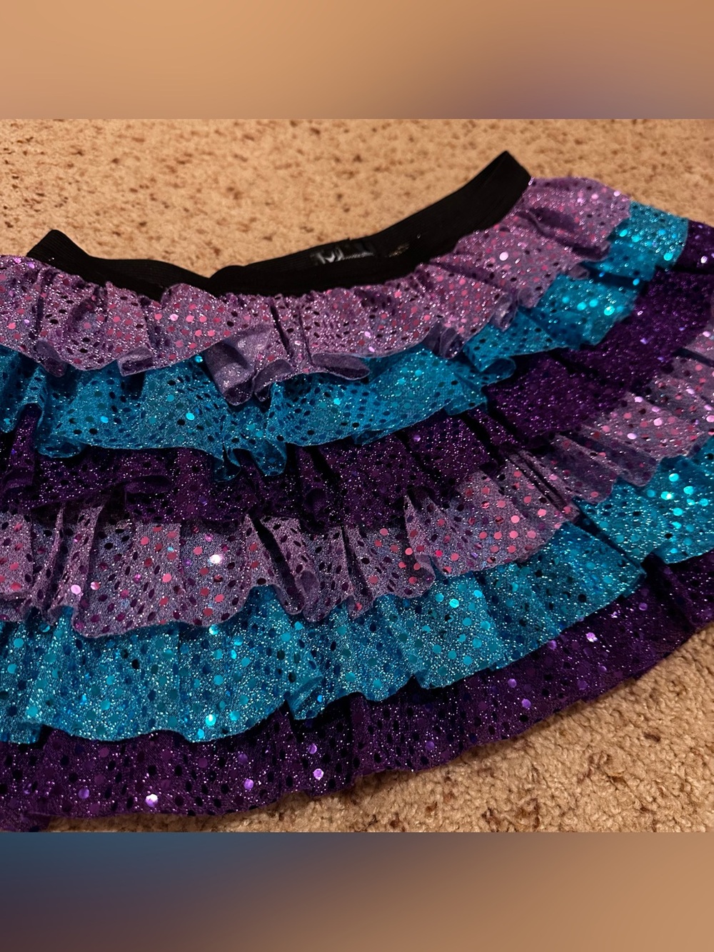 Sparkle Athletic Ruffle Skirt Small - Picture 3 of 4
